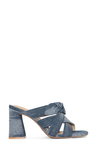 Nydj Loreri Slide Sandal In Dark Blue