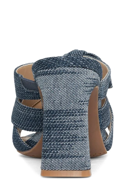 Nydj Loreri Slide Sandal In Dark Blue
