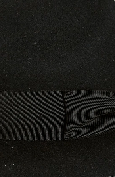 Shop Lack Of Color Pierre Wool Felt Fedora In Black