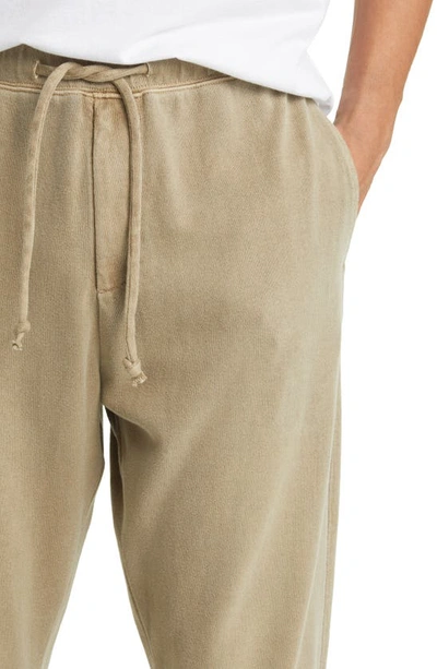 Shop Rag & Bone Damon Cotton Sweatpants In Taupe