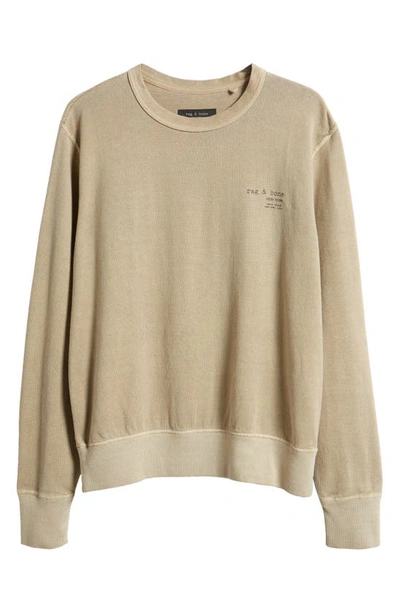 Shop Rag & Bone 425 Damon Sweatshirt In Taupe