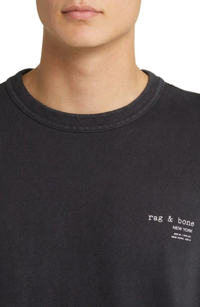 Shop Rag & Bone 425 Damon Sweatshirt In Black