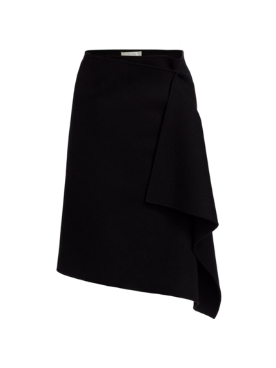 Shop The Row Women's Bartellina Cashmere Wrap Skirt In Black