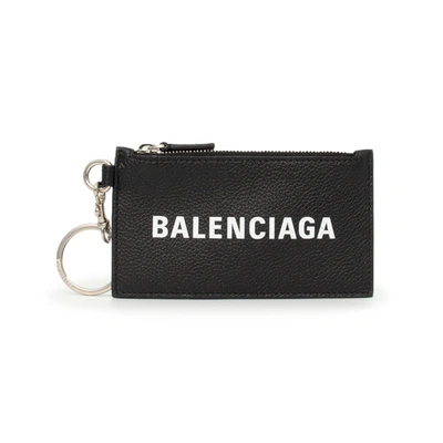 Shop Balenciaga Cash Card Case On Keyring