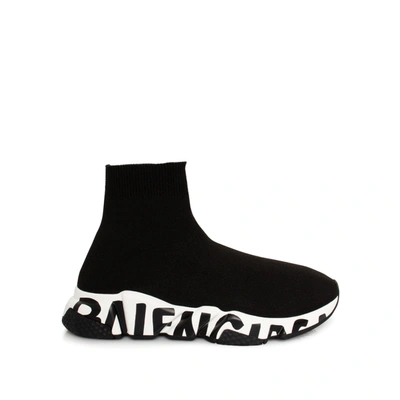 Shop Balenciaga Speed Graffiti Sneaker