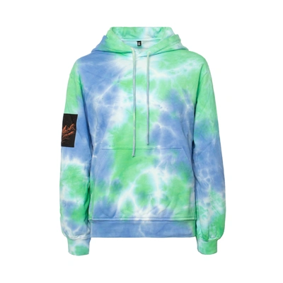 Shop Mcq By Alexander Mcqueen Tie Dye Relaxed Hoodie