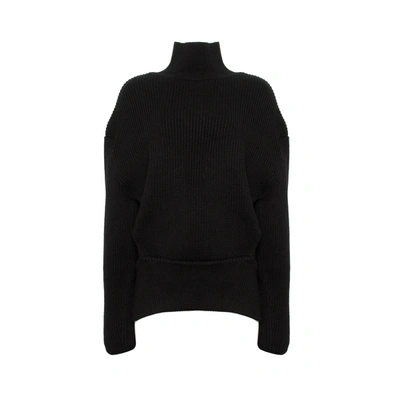 Shop Balenciaga Upside Down Turtleneck Sweater