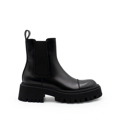Balenciaga Tractor Leather Bootie