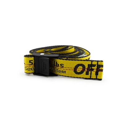 Shop Off-white Mini Industrial Logo Belt
