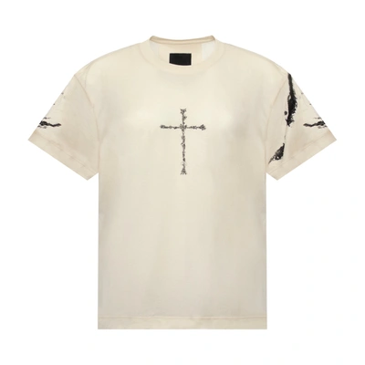 Shop Givenchy Cross Frame Print T-shirt