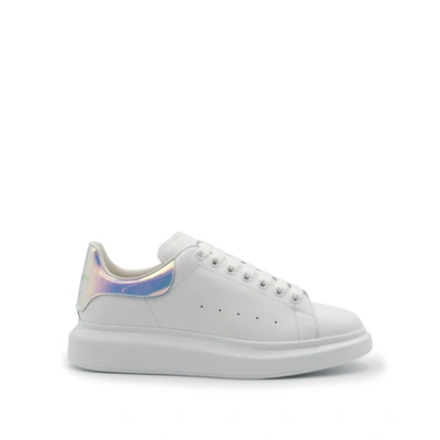 Shop Alexander Mcqueen Larry Iridescent Heel Sneaker