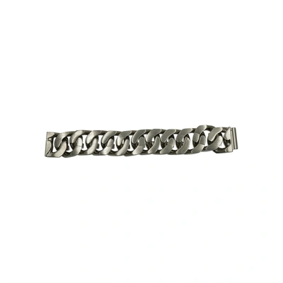Shop Givenchy G Chain Medium Silver Bracelet