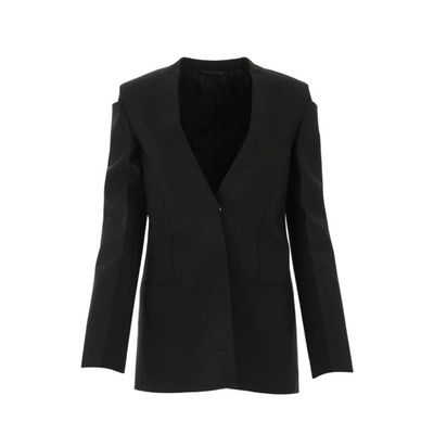 Shop Givenchy Collarless Blazer Jacket