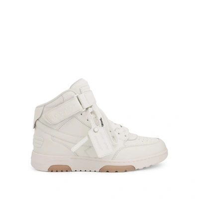 Shop Off-white Out Of Office Mid Top Leather Sneaker