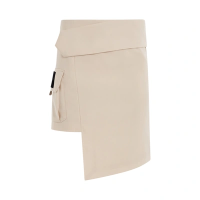 Shop Off-white Toybox Dry Wool Pocket Skirt