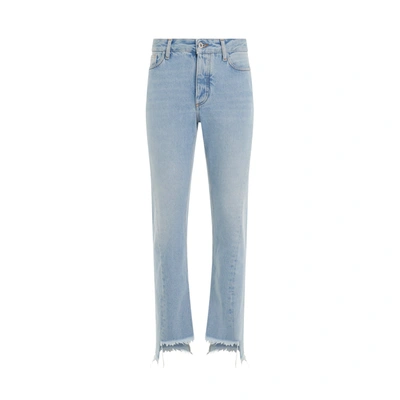Off-white Bleach Twist Seam Skinny Jeans