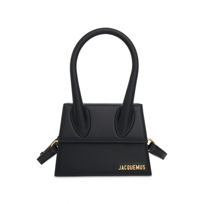 Jacquemus Le Chiquito Moyen Leather Top Handle Bag