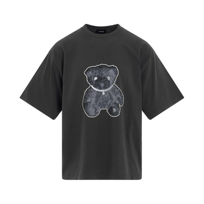 We11 Done Gray Pearl Necklace Teddy T-shirt