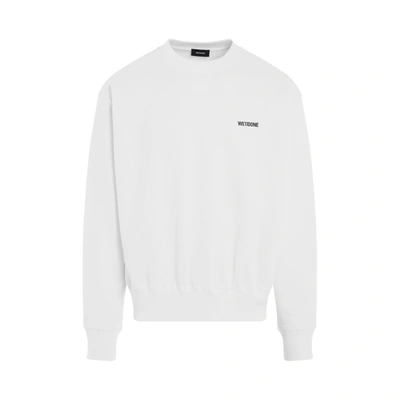 Shop We11 Done Cotton Mini Logo Sweatshirt