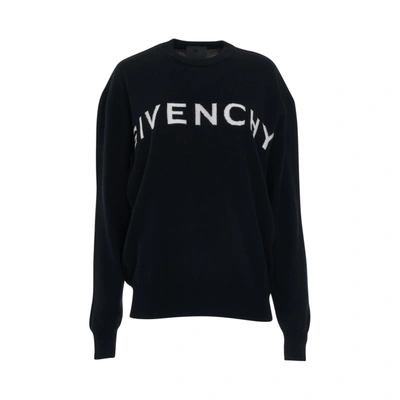 Shop Givenchy Classic Logo Knit Sweater