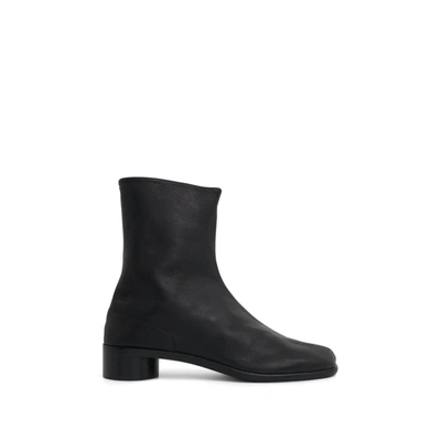 Maison Margiela Tabi Split-toe Textured-leather Boots