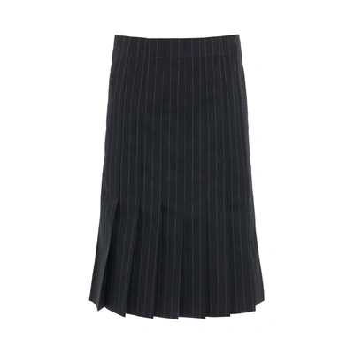 Shop Sacai Chalk Stripe Skirt