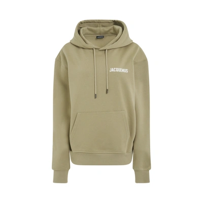 Shop Jacquemus Embroidered Logo Hoodie