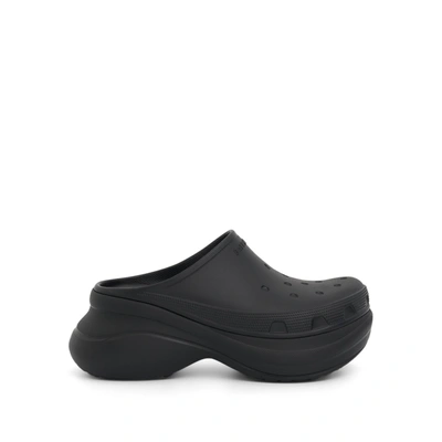Balenciaga X Crocs Logo-embossed Slides
