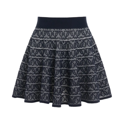 Shop Loewe Anagram Jacquard Mini Skirt