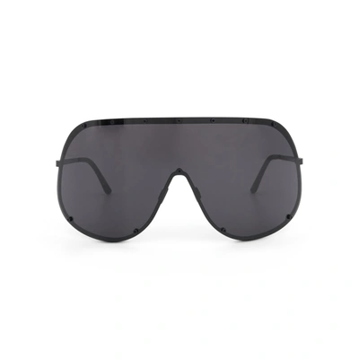 Shop Rick Owens Oversized Shield Sunglasses