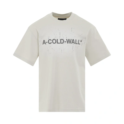 Shop A-cold-wall* Cracked Logo T-shirt