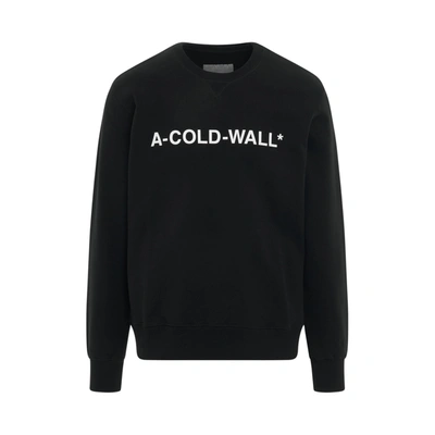 Shop A-cold-wall* Essential Logo Cotton Sweatshirt