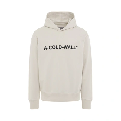 Shop A-cold-wall* Essential Logo Cotton Hoodie