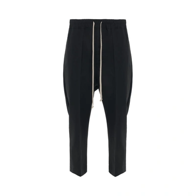 Shop Rick Owens Drawstring Astaires Cropped Pants