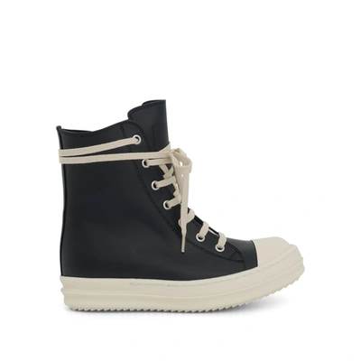 Shop Rick Owens High Leather Sneaker