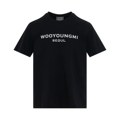 Shop Wooyoungmi Front Logo T-shirt