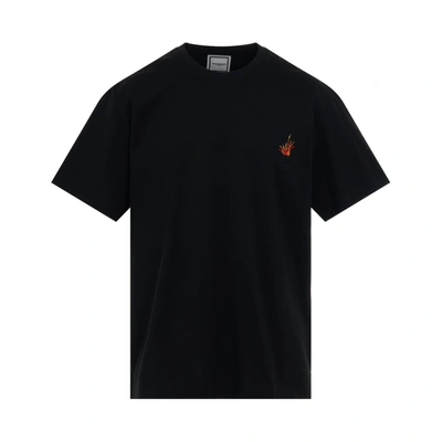 Shop Wooyoungmi Volcano Back Print T-shirt