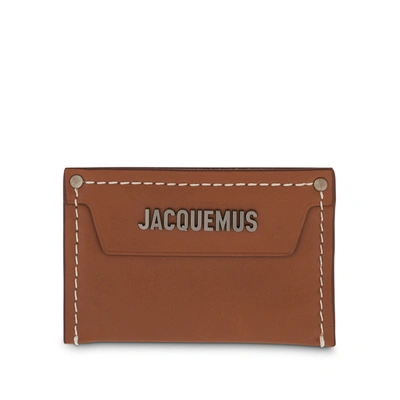 Shop Jacquemus Le Porte Carte Meunier Leather Card Holder