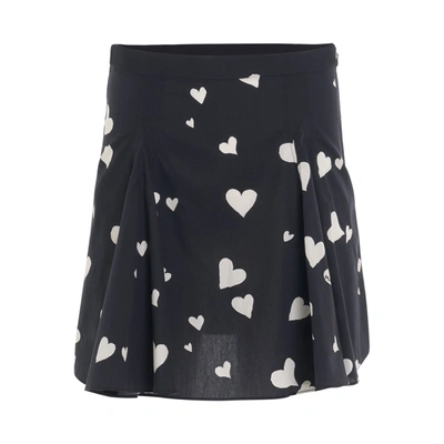 Shop Marni Heart-printed Mini Skirt