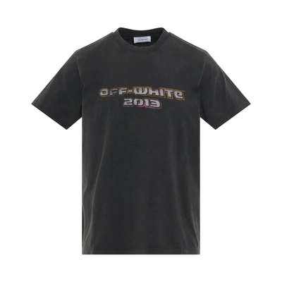 Shop Off-white Digit Bacchus Slim Fit T-shirt In Colour Black