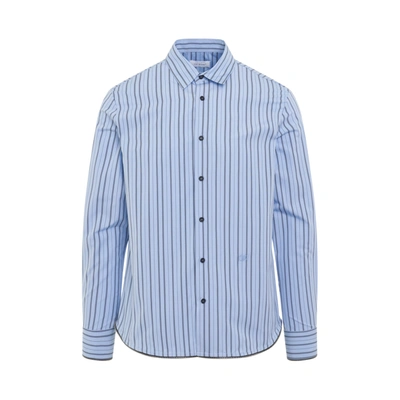 Shop Off-white Ow Embroidered Zip Round Shirt