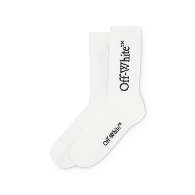 Shop Off-white Big Logo Mid Socks
