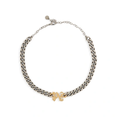Shop Palm Angels Monogram Chain Necklace