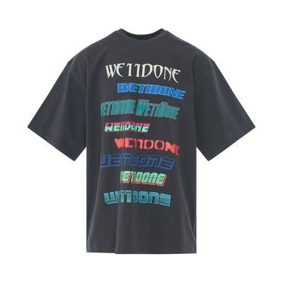 Shop We11 Done Multi Logo T-shirt