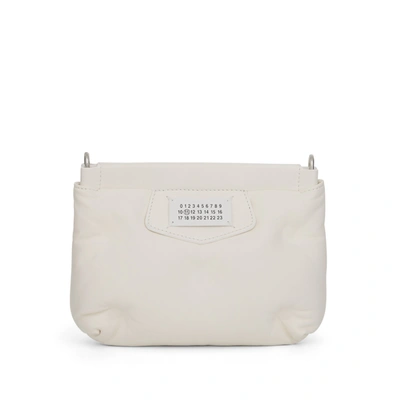 Maison Margiela Glam Slam Clutch In White Leather