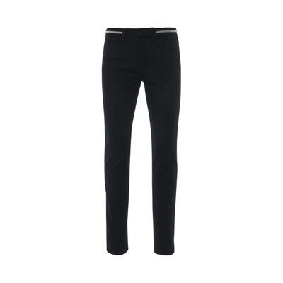Shop Givenchy 4g Zip Skinny Denim Trousers