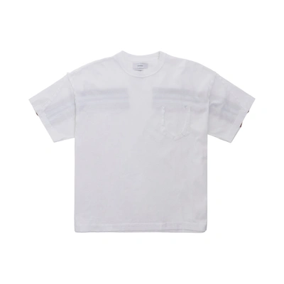 Facetasm Inside-out Rib Big T-shirt With Destroyed Pocket
