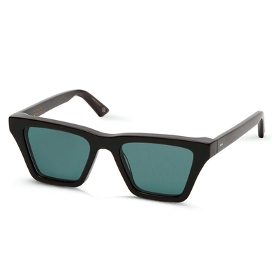 Shop G.o.d Twenty Black Sunglass With Brown Lens