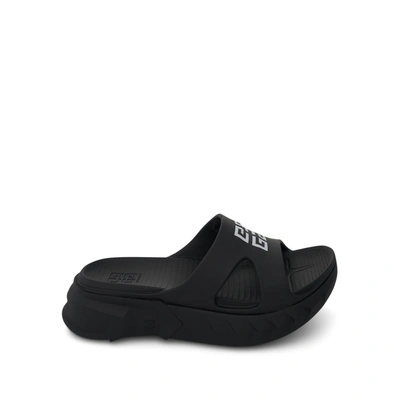 Shop Givenchy Marshmallow Sandal With 4g Logo Print