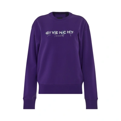 Shop Givenchy Thistle Reverse Logo Sweatshirt